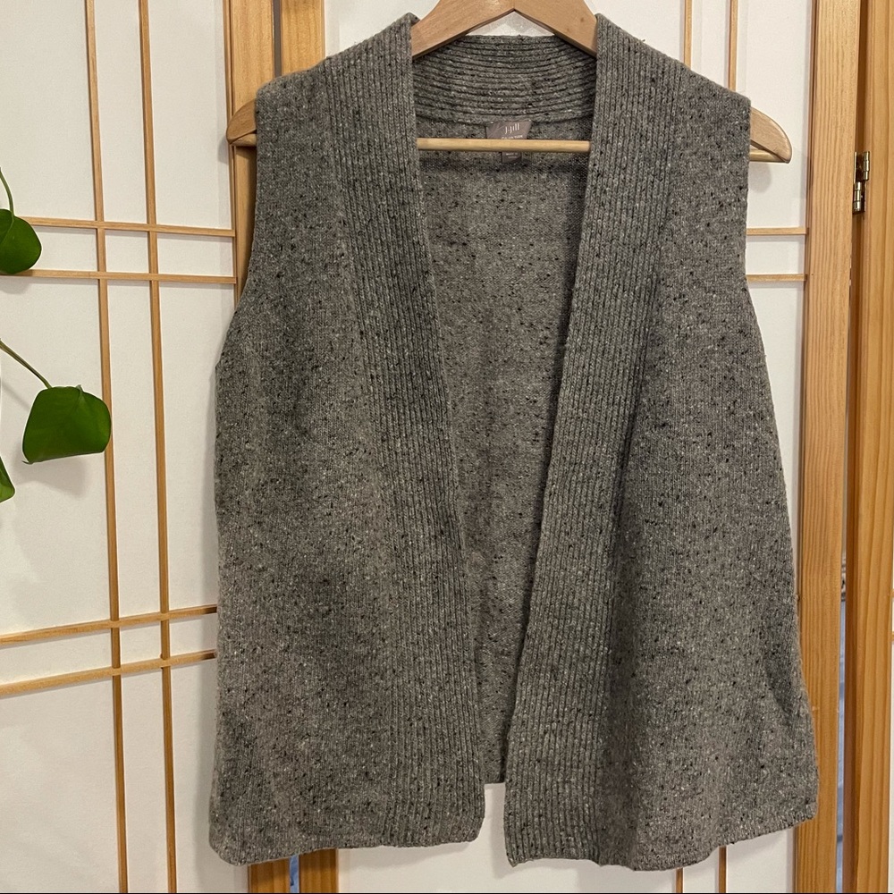 Wool/Cashmere Soft Open Vest